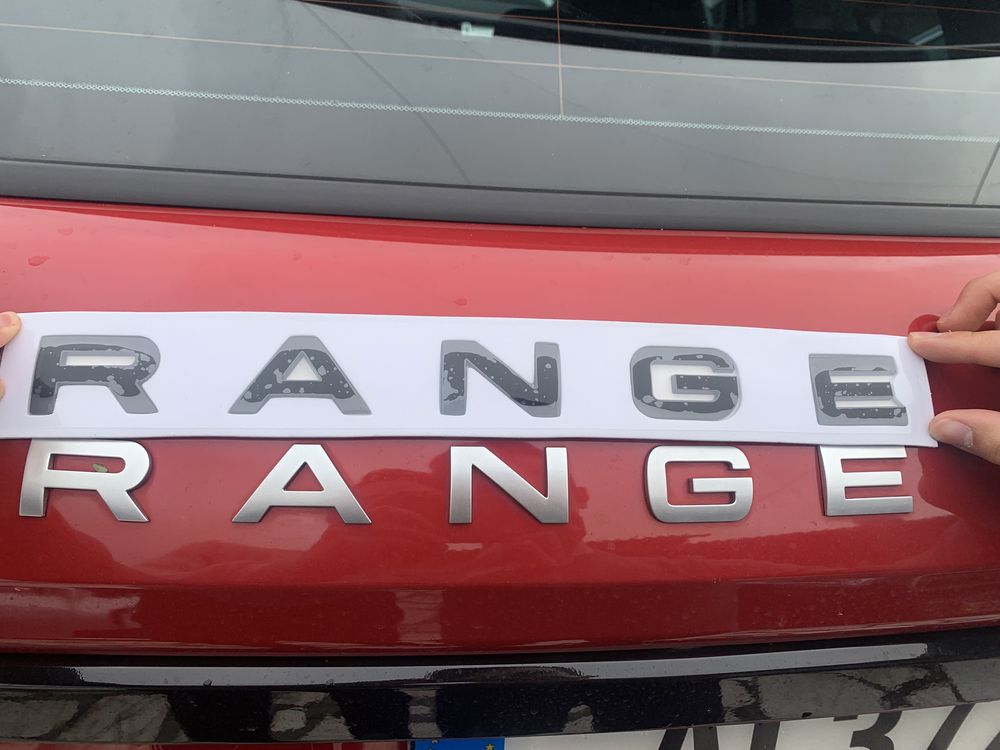 Conjunto letras Range Rover