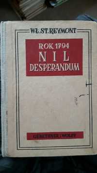 Rok 1794, Nil, Desperandum Reymont i Barbarzyńca pismo antropologiczne