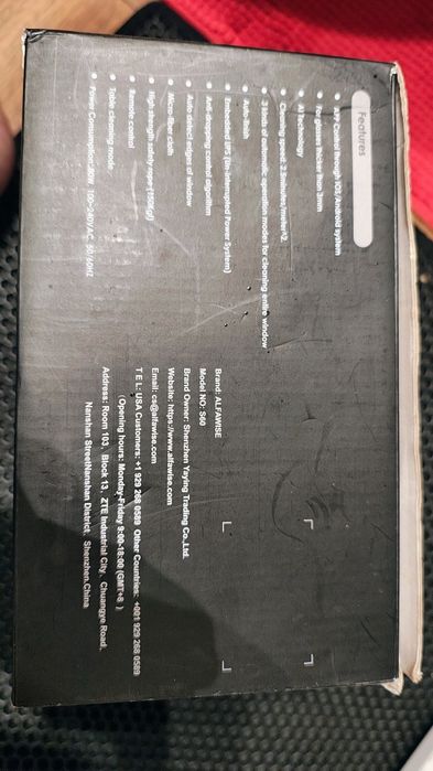 Alfawise robot, myjka do czyszczenia, mycia okien