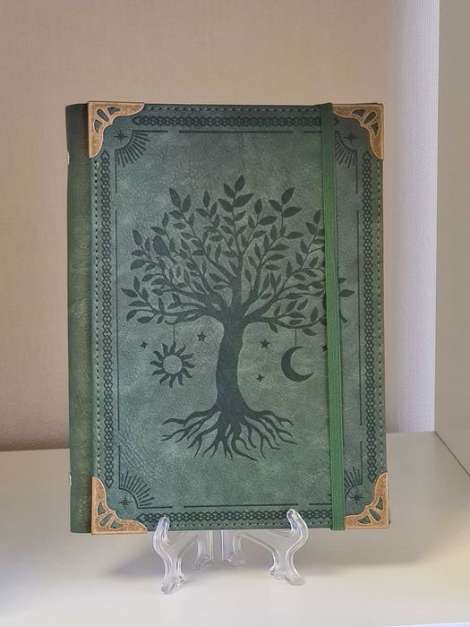 Блокнот на кільцях шкіряна палітурка