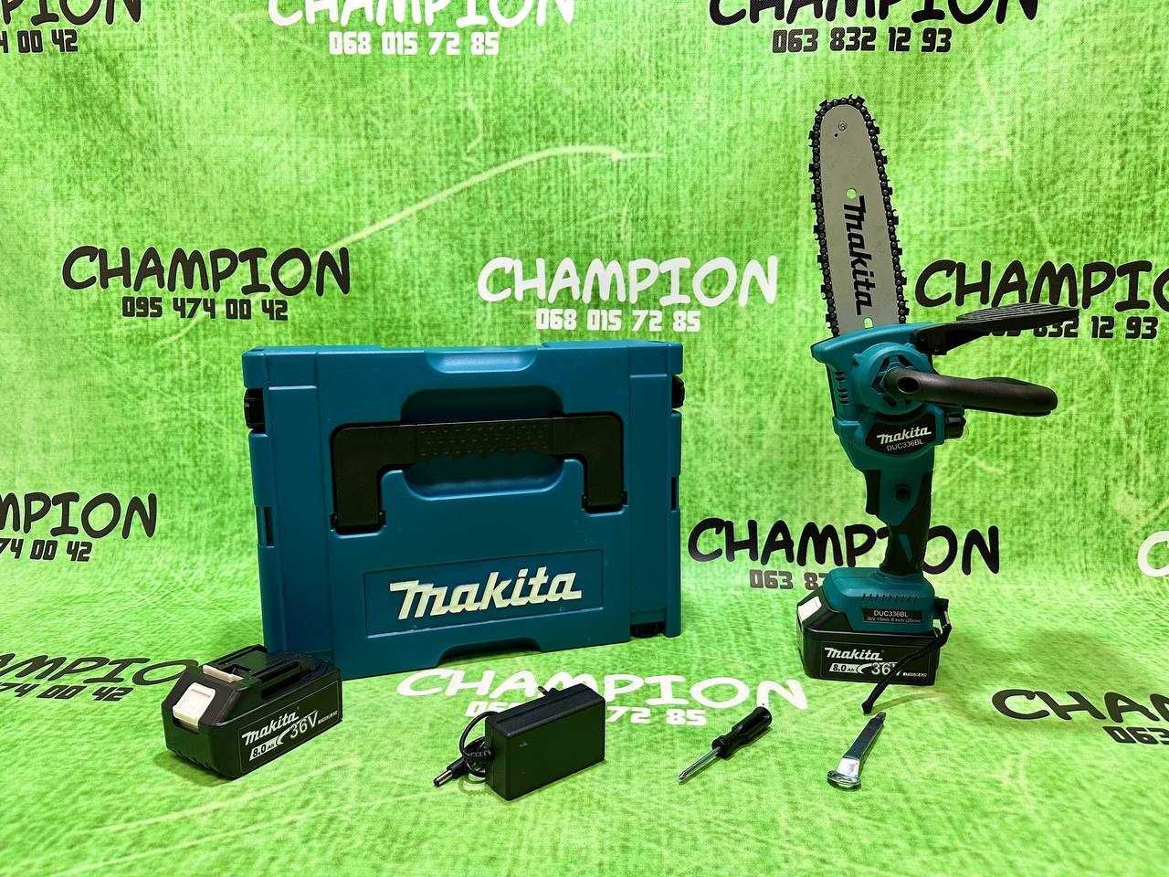 Аккумуляторная цепная пила Makita DUC336BL 36V-8A Макита Гелкорез 20см