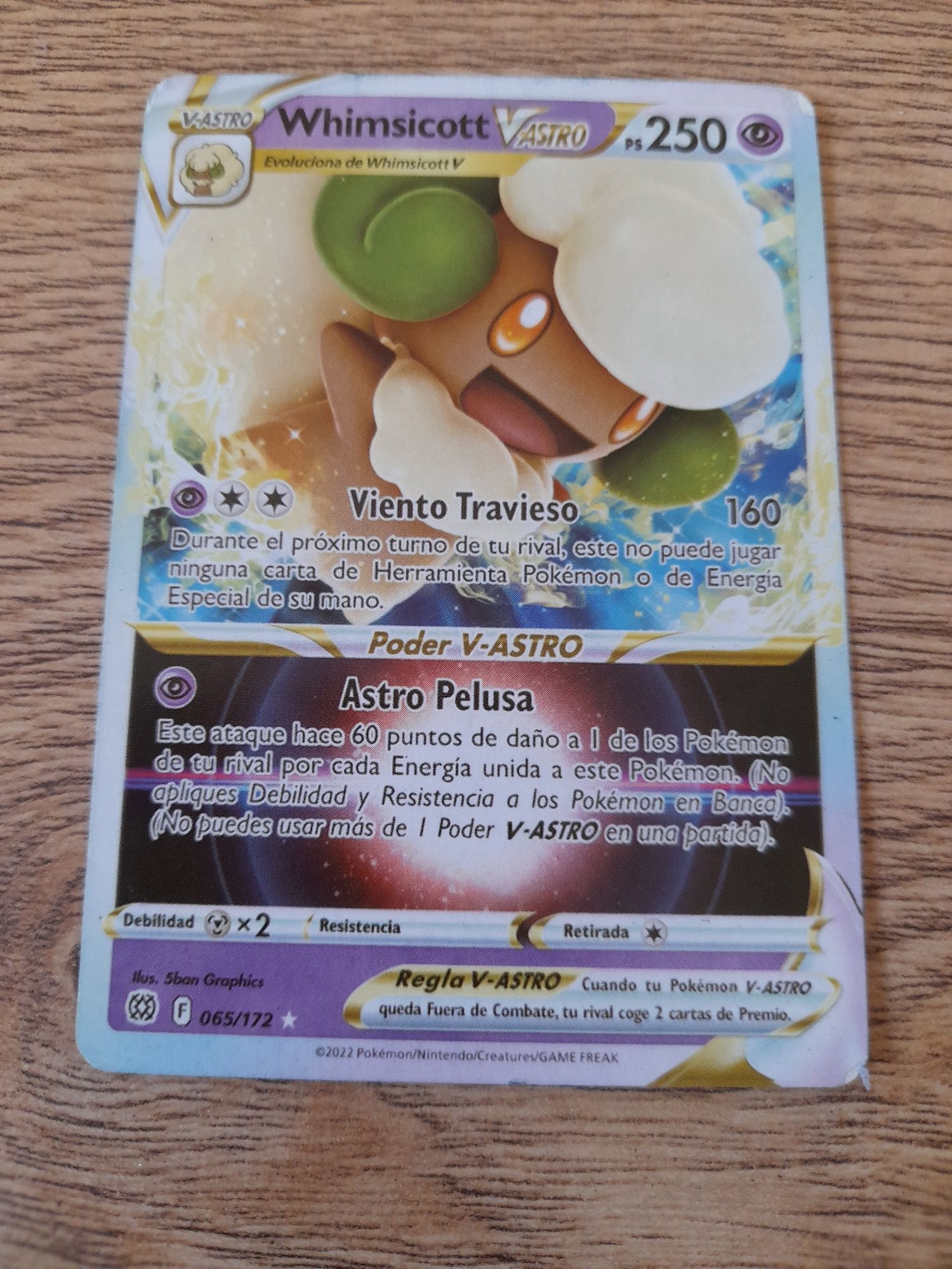 Carta Pokémon Whimsicott V-ASTRO