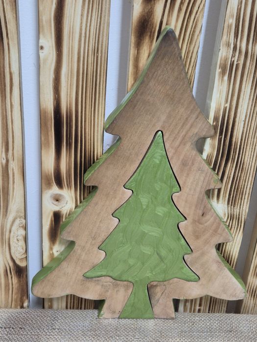 Choinka świąteczna z drzewa 2 w 1