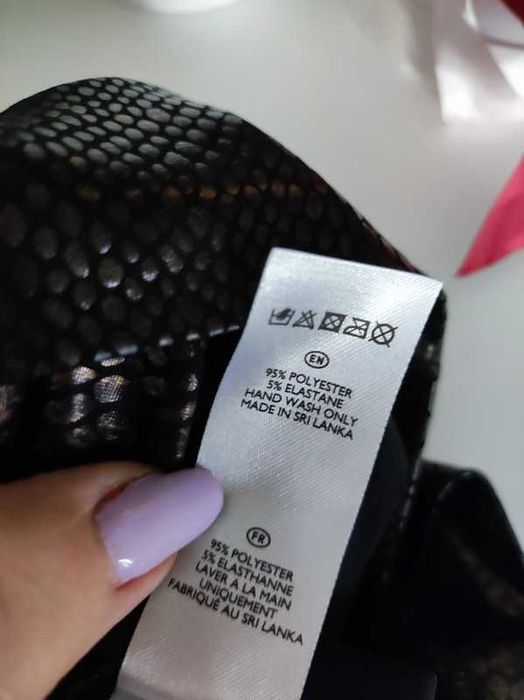 So Fabulous r 52 bluzka tunika na ramiączkach jak skóra