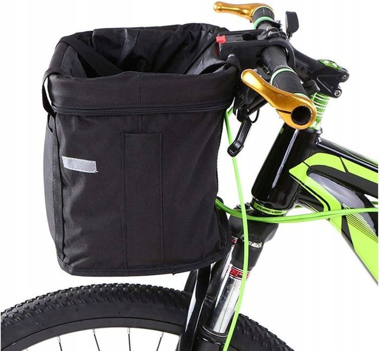 Kosz rowerowy click przód koszyk materiałowy przewożenie psa