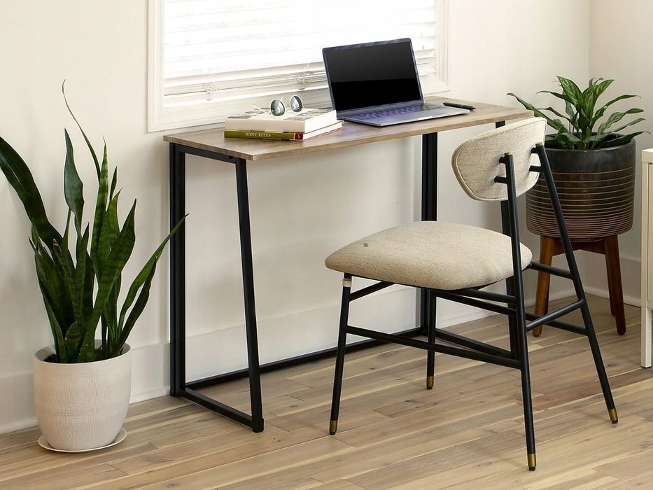 NOWE Biurko Stolik Konsola Składane Loft Drewniane Dąb Na Laptopa