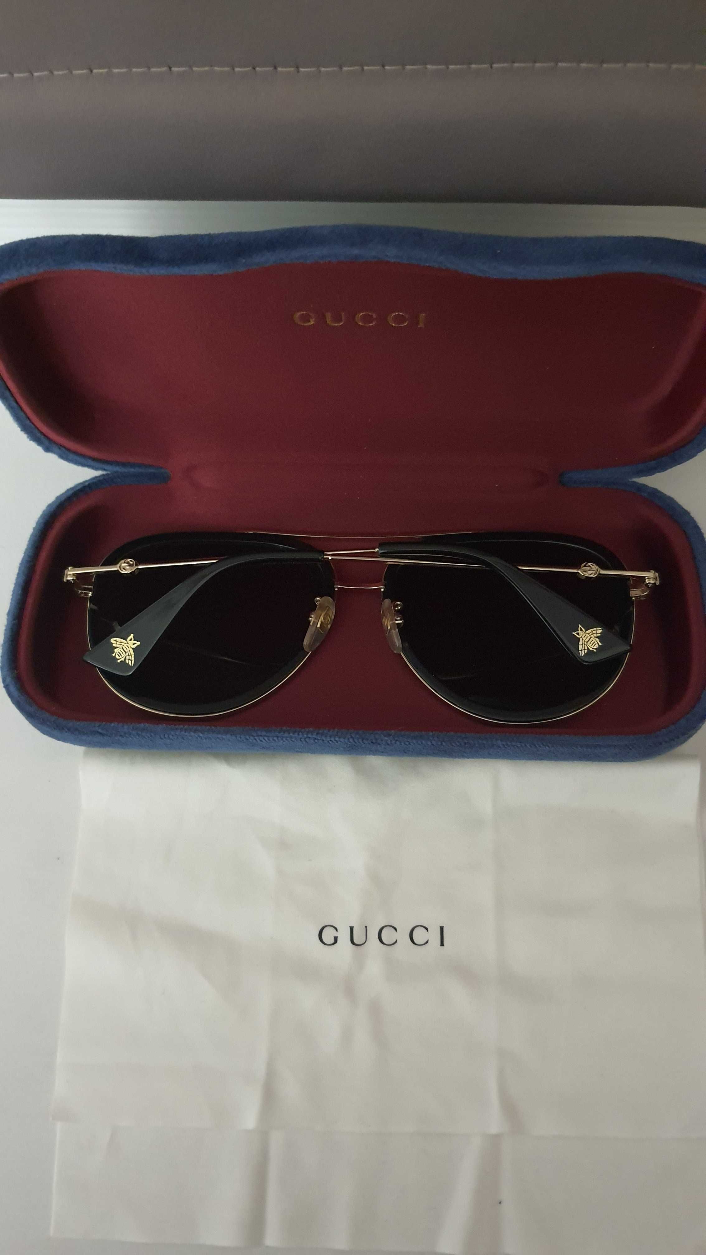 Солнцезащитные очки GUCCI GG0062S 001 57 GOLD