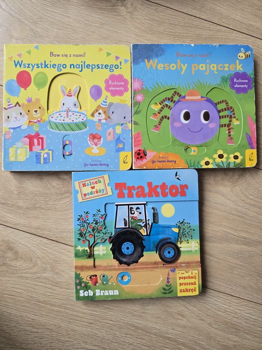 Książeczki z ruchomymi elementami Mis pracuś