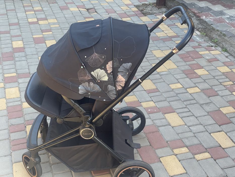 Коляска універсальна в тканині 2в1