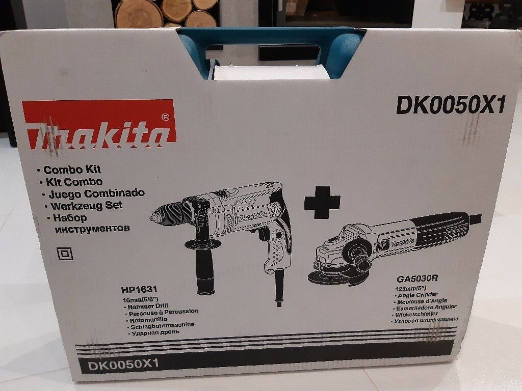 Makita zestaw wiertarka szlifierka DK0050X1 nowe