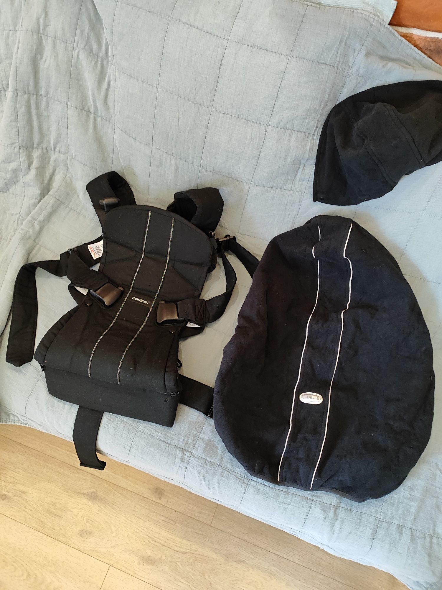 babybjorn baby carrier one + przykrycie