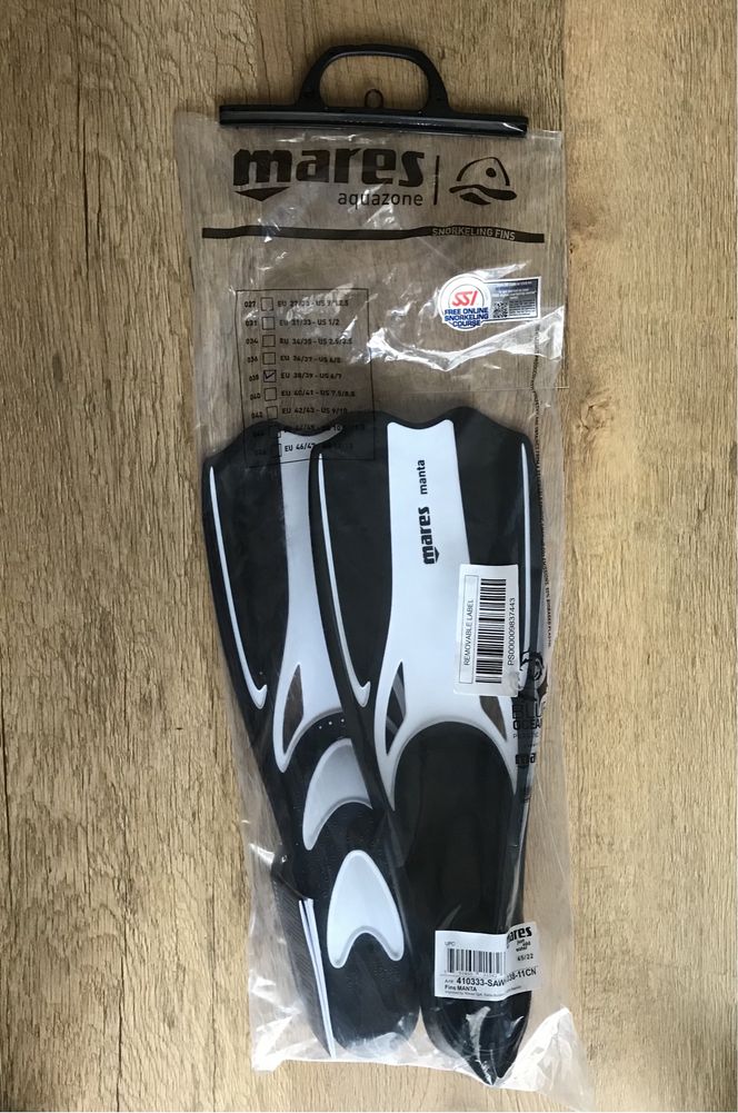 Płetwy Mares MANTA SNORKELING FINS białe 38-39