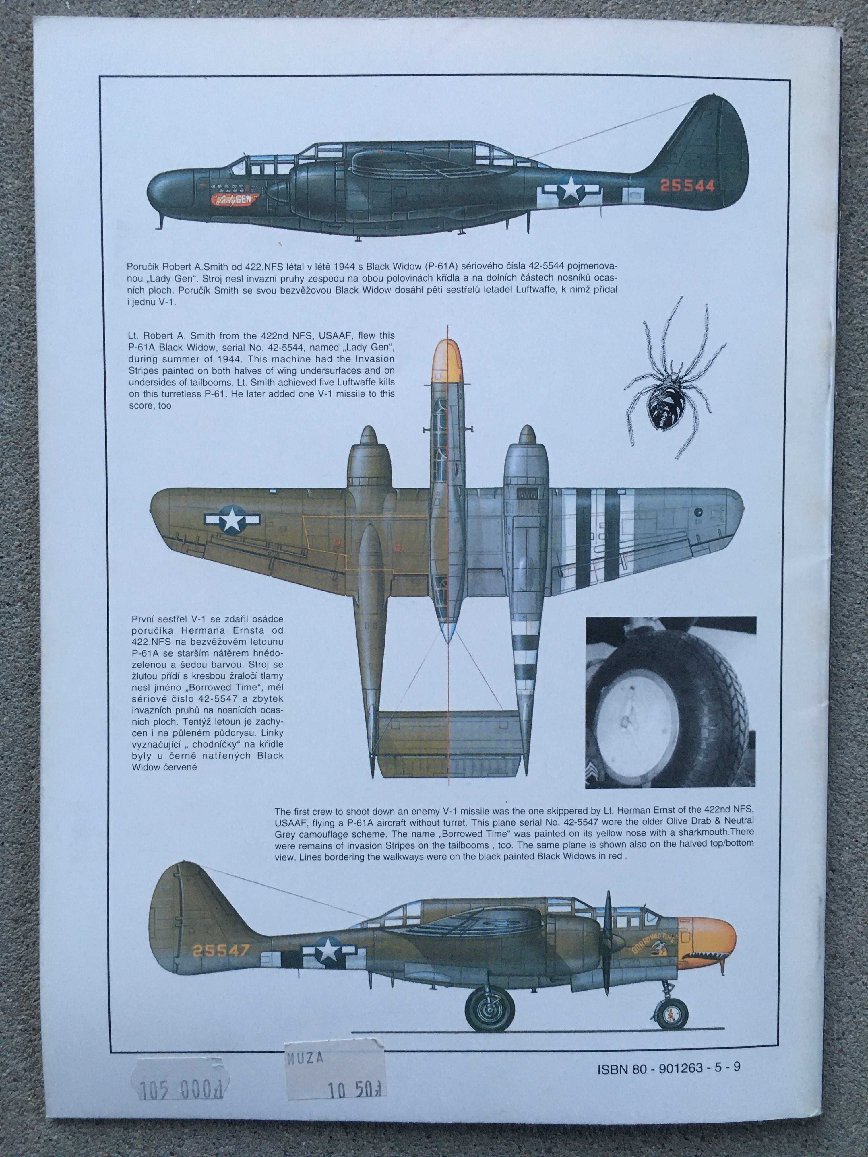 Monografia Northrop P-61 Black Widow stan jak nowy