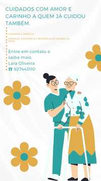 Cuidadora com Experiência, Referência e Formação