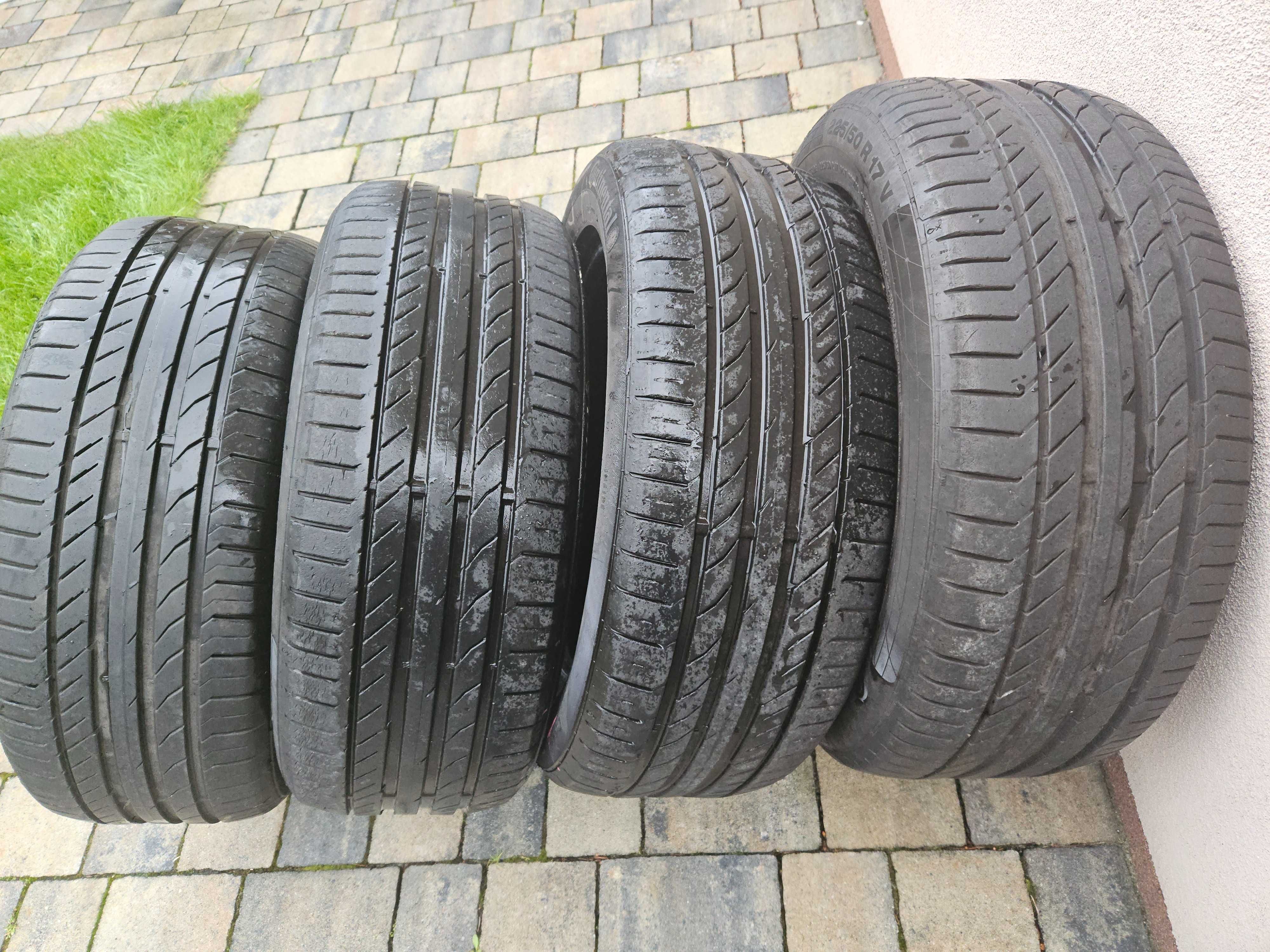 Opona Continental
ContiSportContact 5
225/50 R17  V  używane