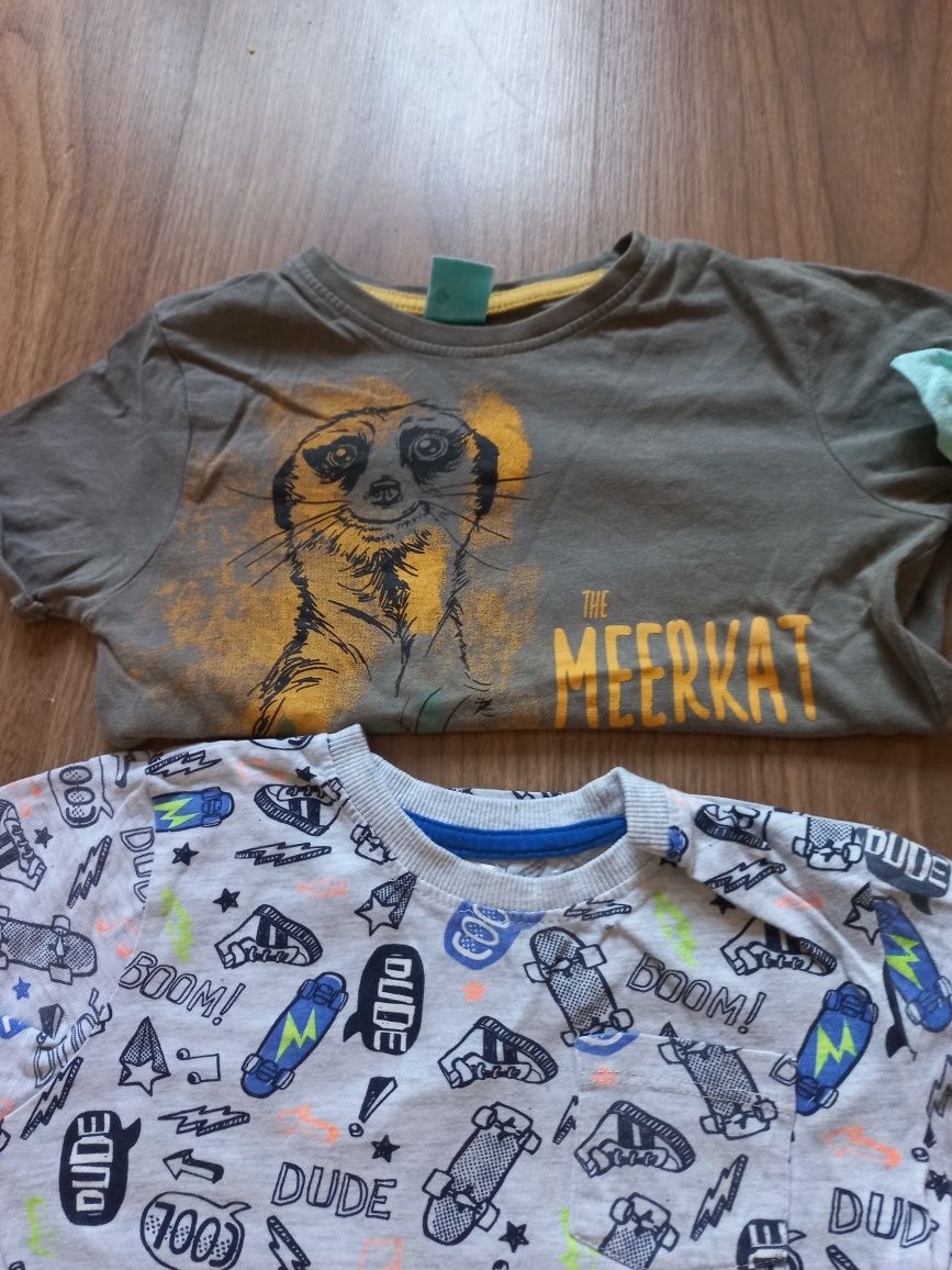 Zestaw koszulek dla chłopca,.t-shirty 98/104