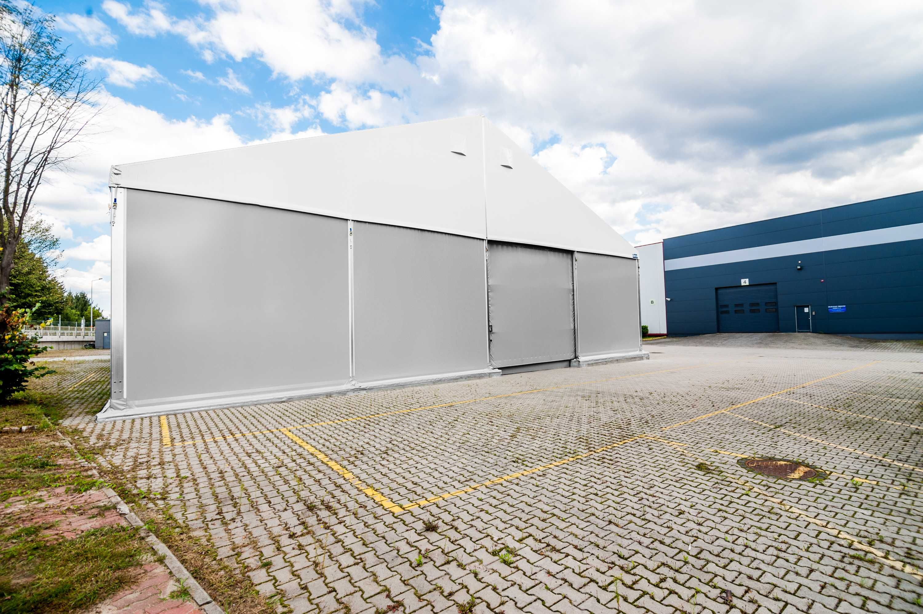 Hala namiotowa z PCV od Protan Elmark. 15m x 40m x 3m