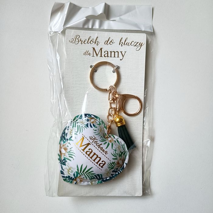 Brelok breloczek kochana mama dla mamy prezent serce