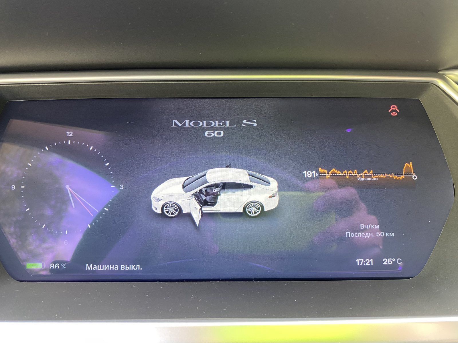 Tesla Model S 60 кВт.