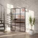 Lustro prostokątne loft ze szprosami 12 KWATER 150x199 cm - ALFARAM