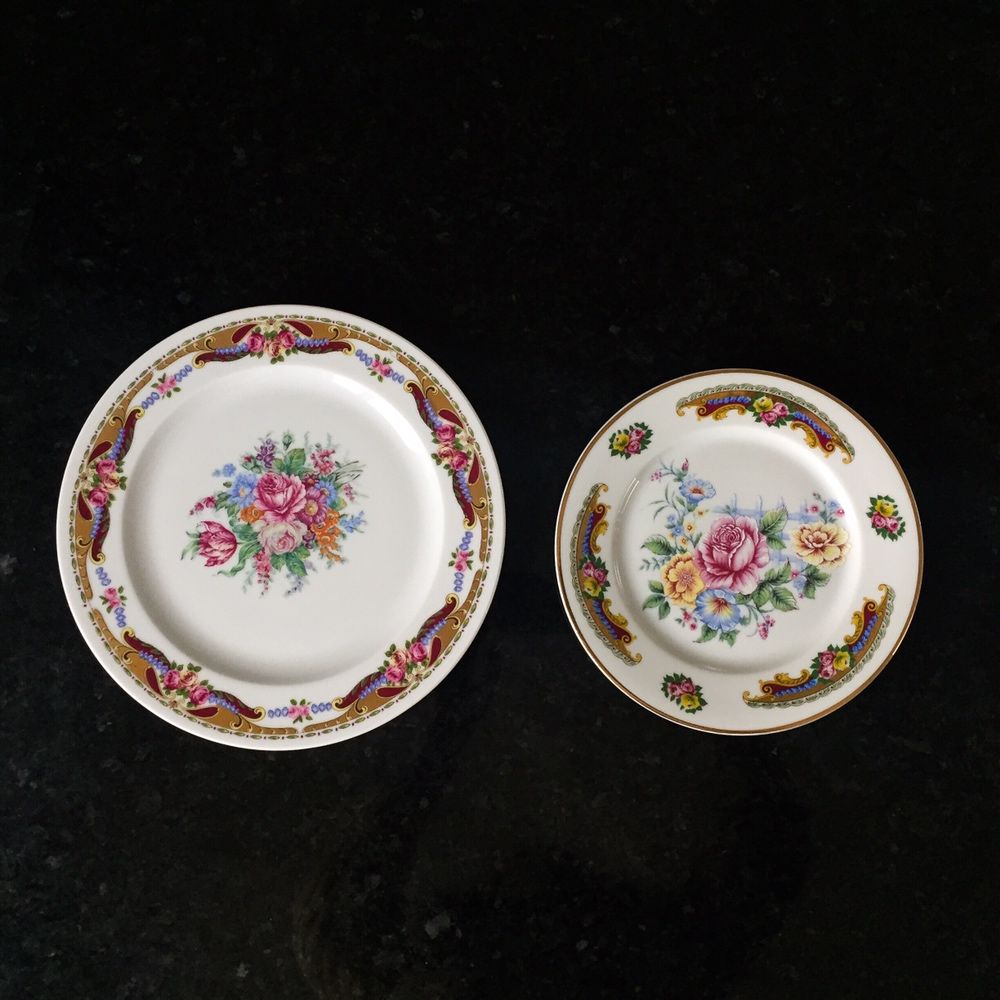 2 pratos decorativos Limoges genuínos