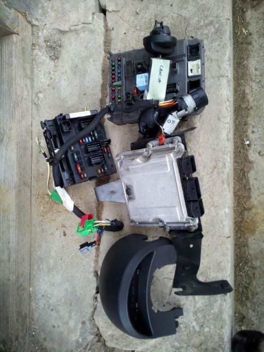 Lancia phedra zestaw startowy ecu bsi bsu kluczyki stacyjka