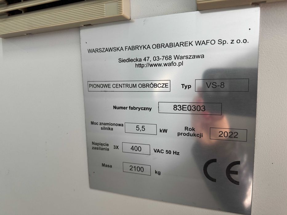 Frezarka CNC centrum obróbcze KOMPLETNE z dokumentami FV