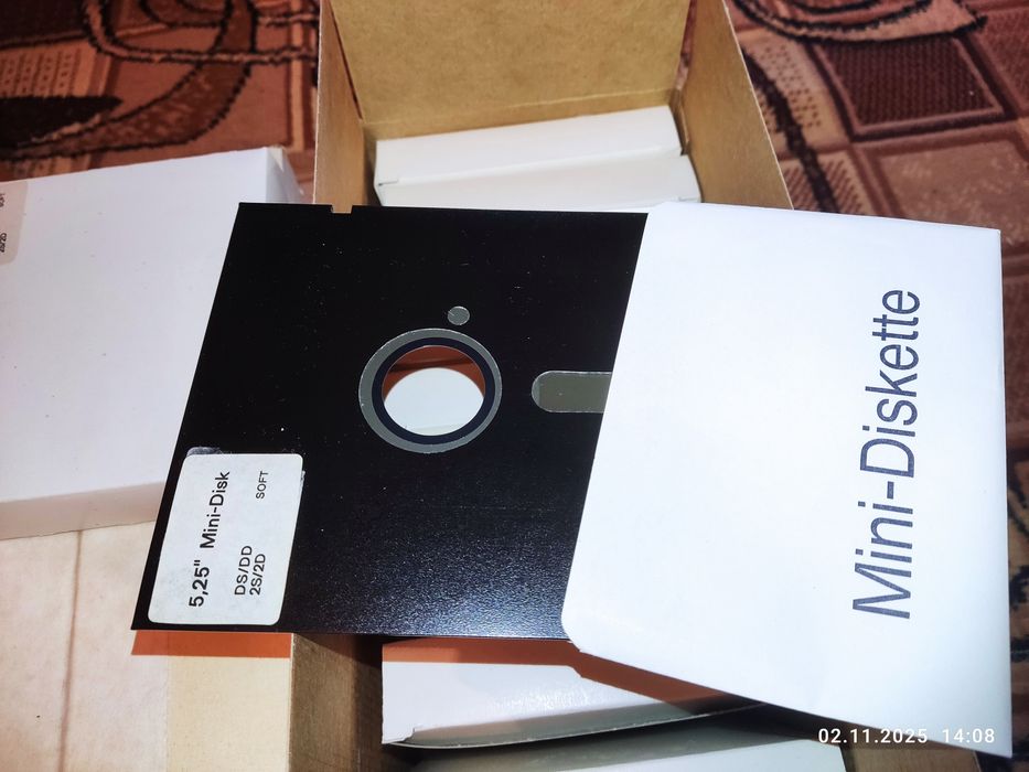 Дискеты 5.25 новые ёмкость 360 килобайт
