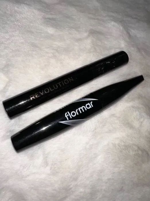 Tusz do rzęs Revolution Flormar czarna masakra nowe 2 szt makijaż oka