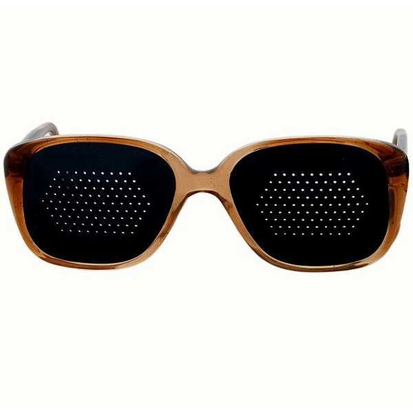 2 x Okulary korekcyjne AJURWEDYJSKIE męskie brąz - ATEST MEDYCZNY