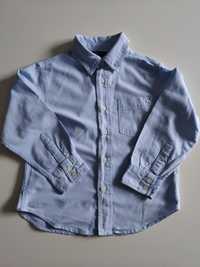Niebieska jeansowa koszula dł.rękawa H&M rozm.110