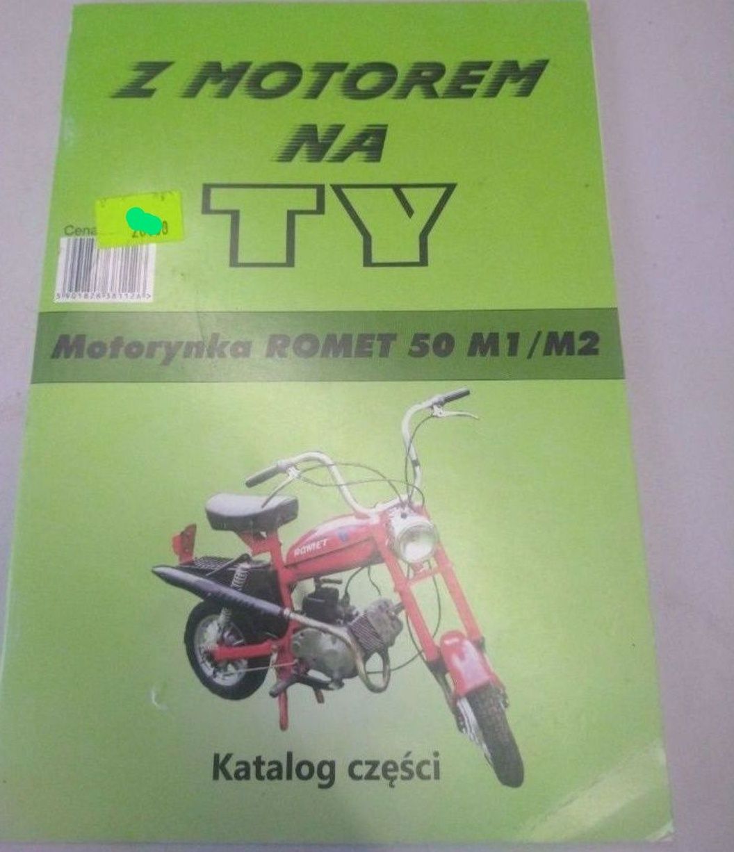 Książka katalog części Motorynka Romet pony M1 M2