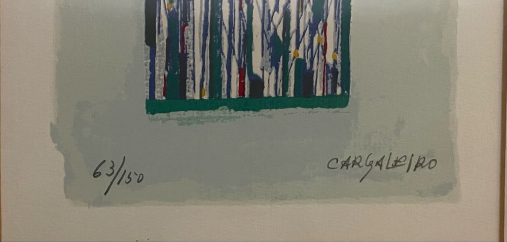 Serigrafia Manuel Cargaleiro Edic. Limitada