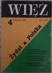 Miesięcznik Więź Żydzi a Polska kwiecień 1992