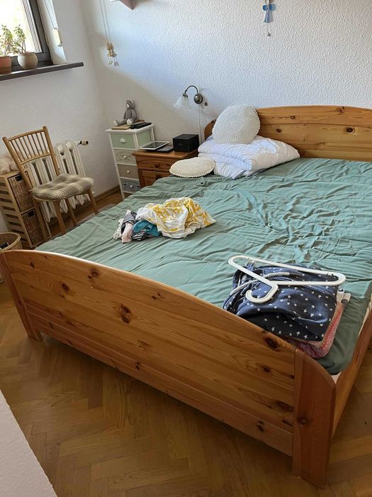 Sypialnia sosnowa lite drewno lata 90