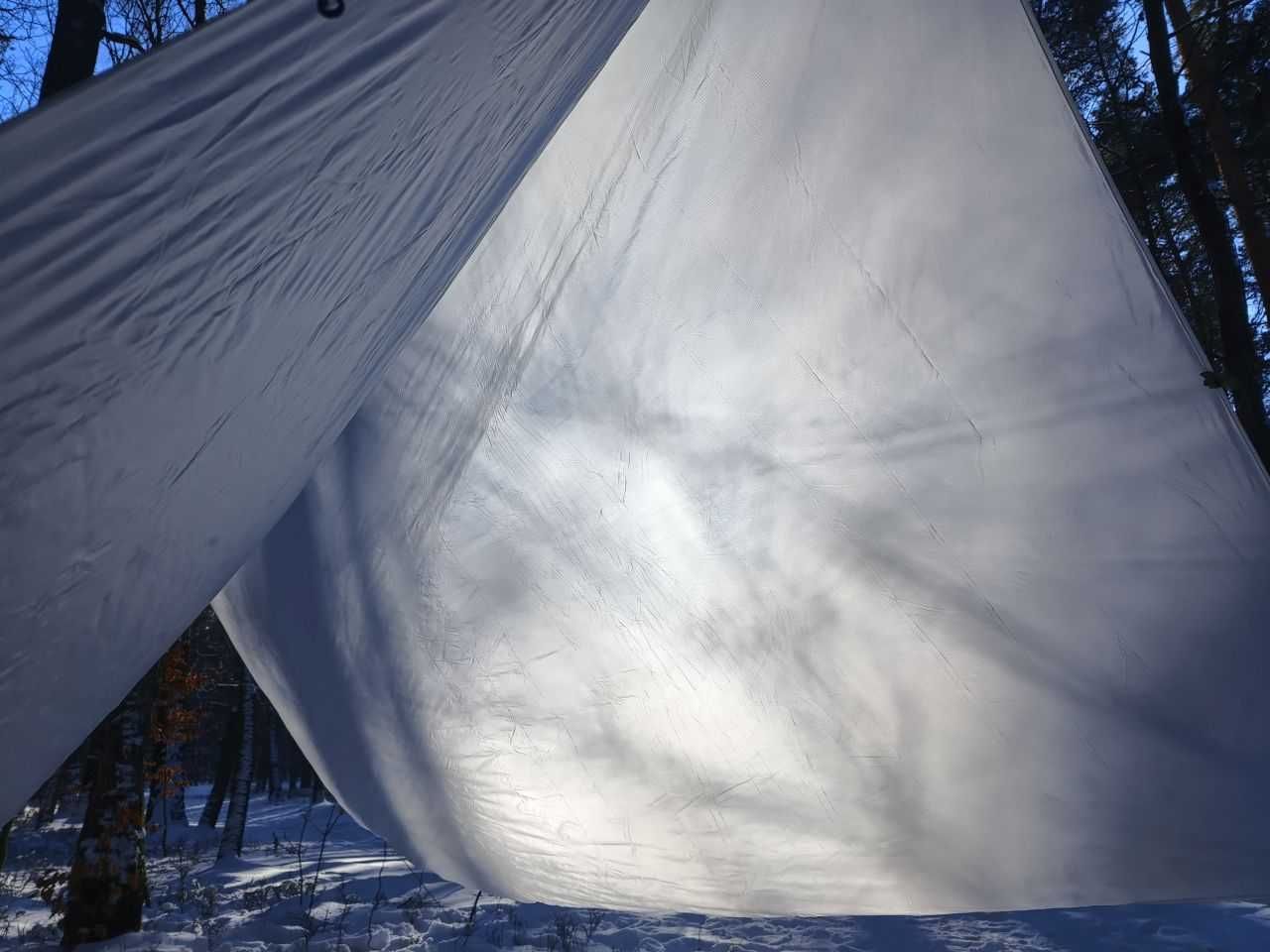 Tarp snow ripstop silicone nylon