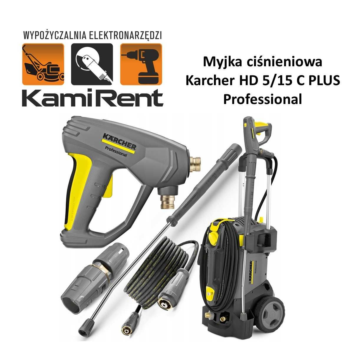 Wynajem Myjka Ciśnieniowa Karcher HD5/15 C do kostki brukowej