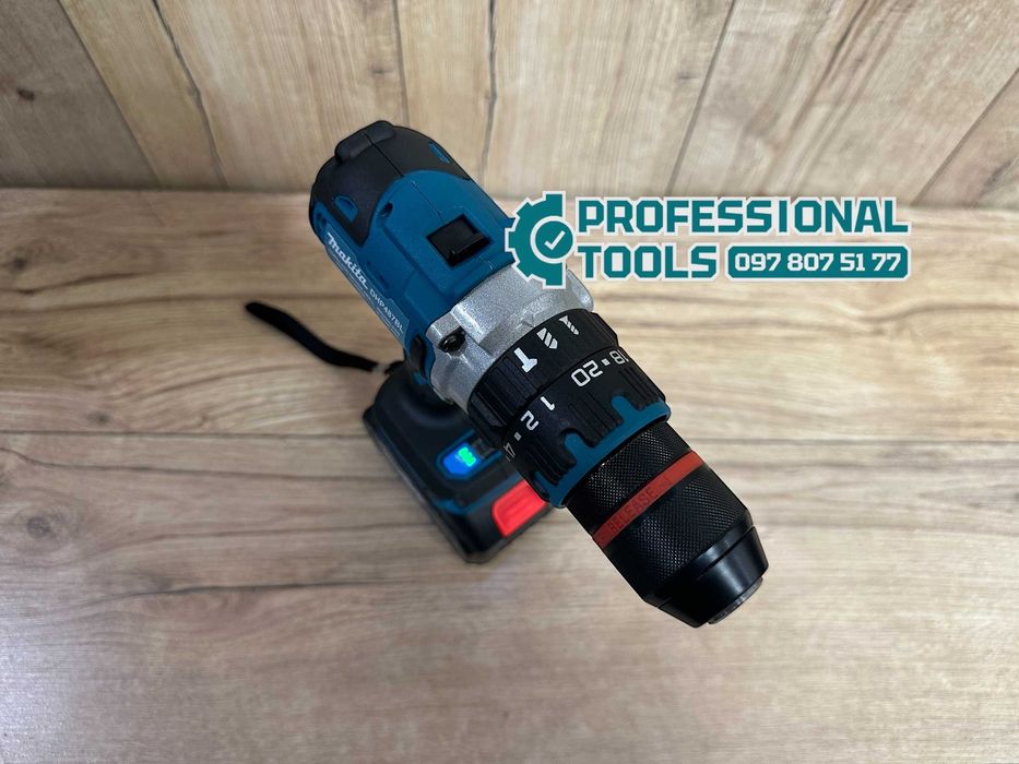 Акумуляторний Шурупокрут Makita DHP487BL має зажимний патрон 120Nm 13m