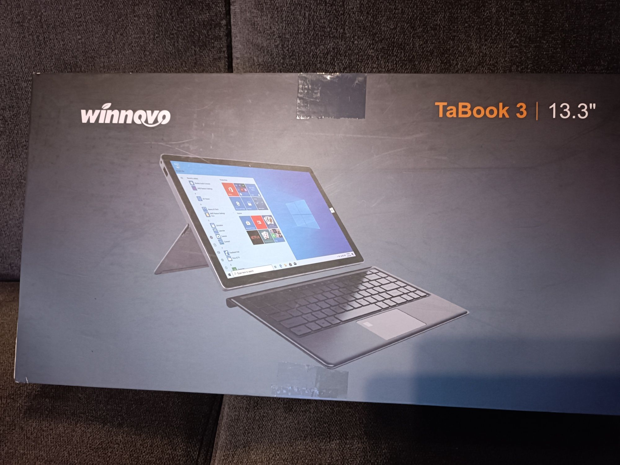 Laptop / tablet Winnovo TaBook3 13,3" dodatkowy dysk m.2 SSD 120 GB.