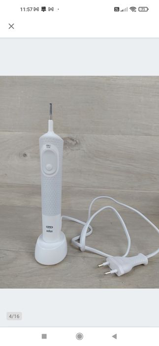 Oral-B Vitality 100 Cross Action Szczoteczka elektryczna do zębów OPIS