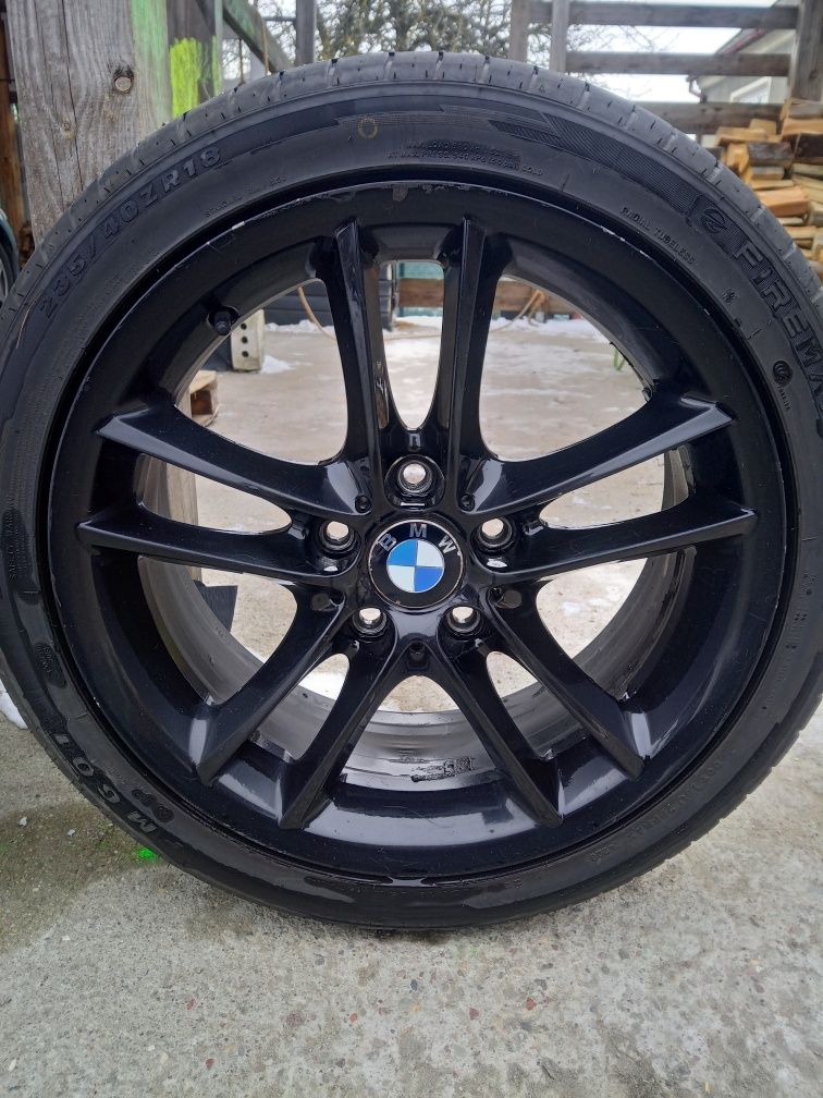 4x Koła alufelgi czarne r18 BMW e46/e39 BBS oryginalne z oponami letni