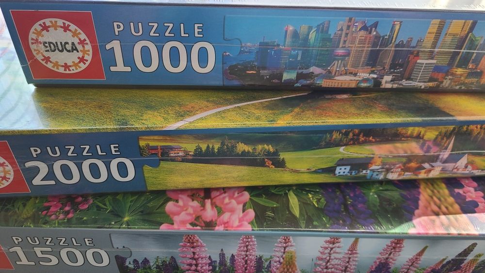 Puzzles 1000, 1500, 2000 peças