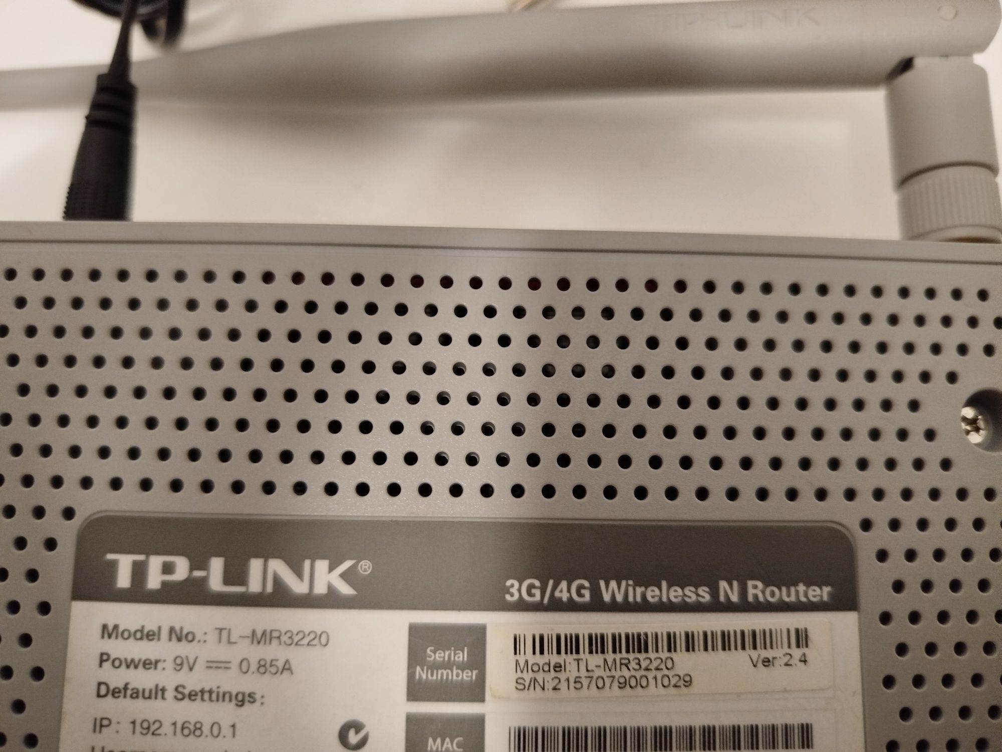 Router wi-fi TP-Link TL-MR3220 3G/4G bezprzewodowy. Jak nowy.