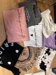 Lote de 8 t-shirts mulher