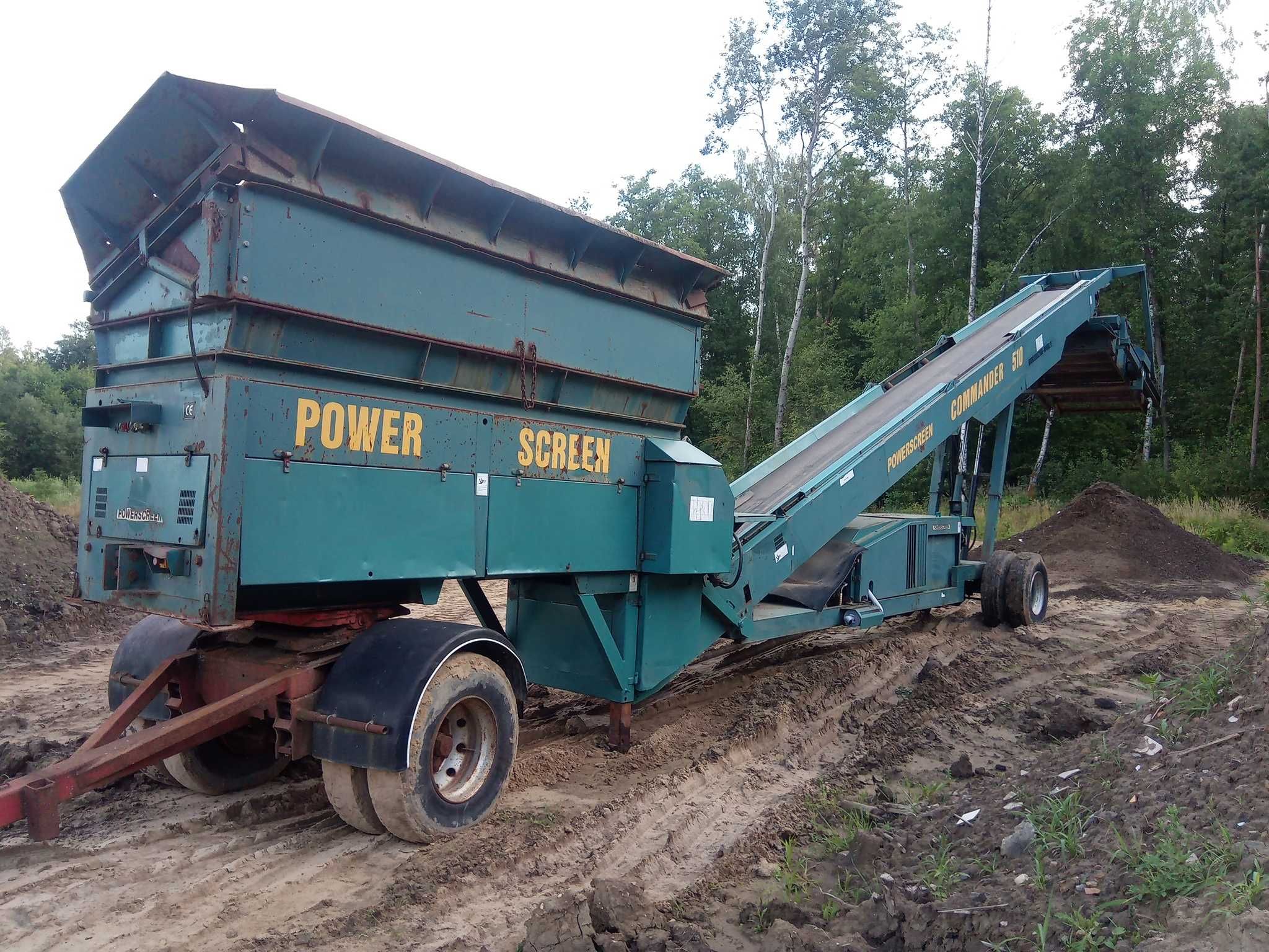 Przesiewacz Powerscreen CHIEFTAIN 2100 3 frakcje 2 sztuki, zamiana