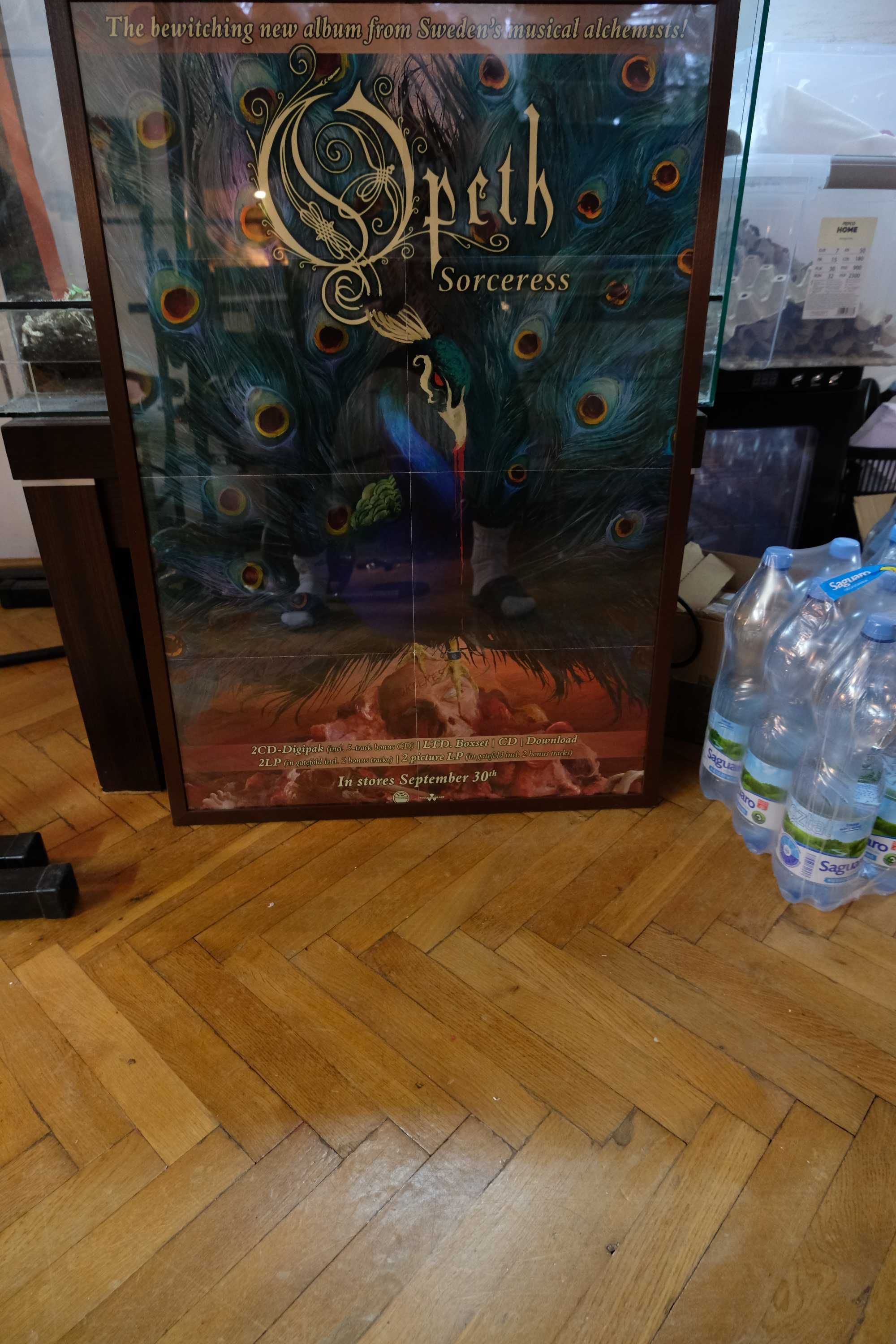 Unikat! Plakat Opeth - sorceress w ramie Iron maiden metal obraz