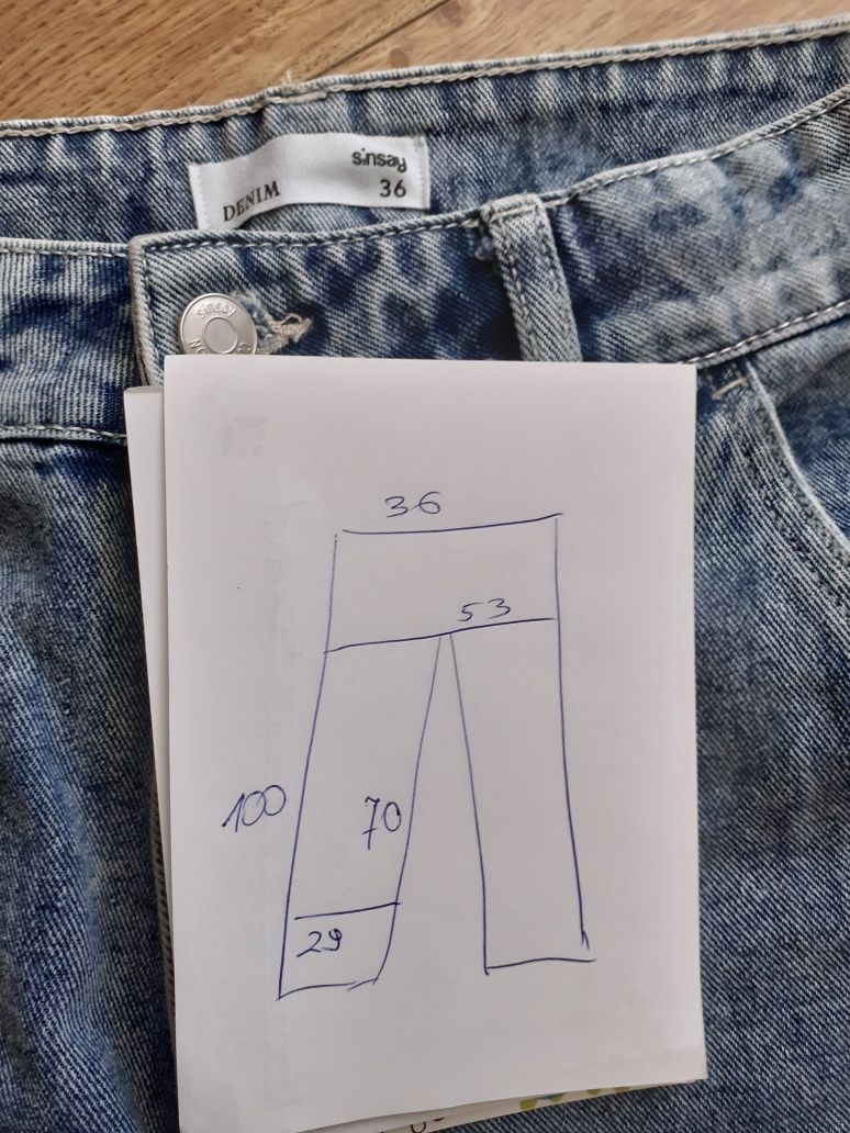 Jeansy z kieszeniami dziewczęce