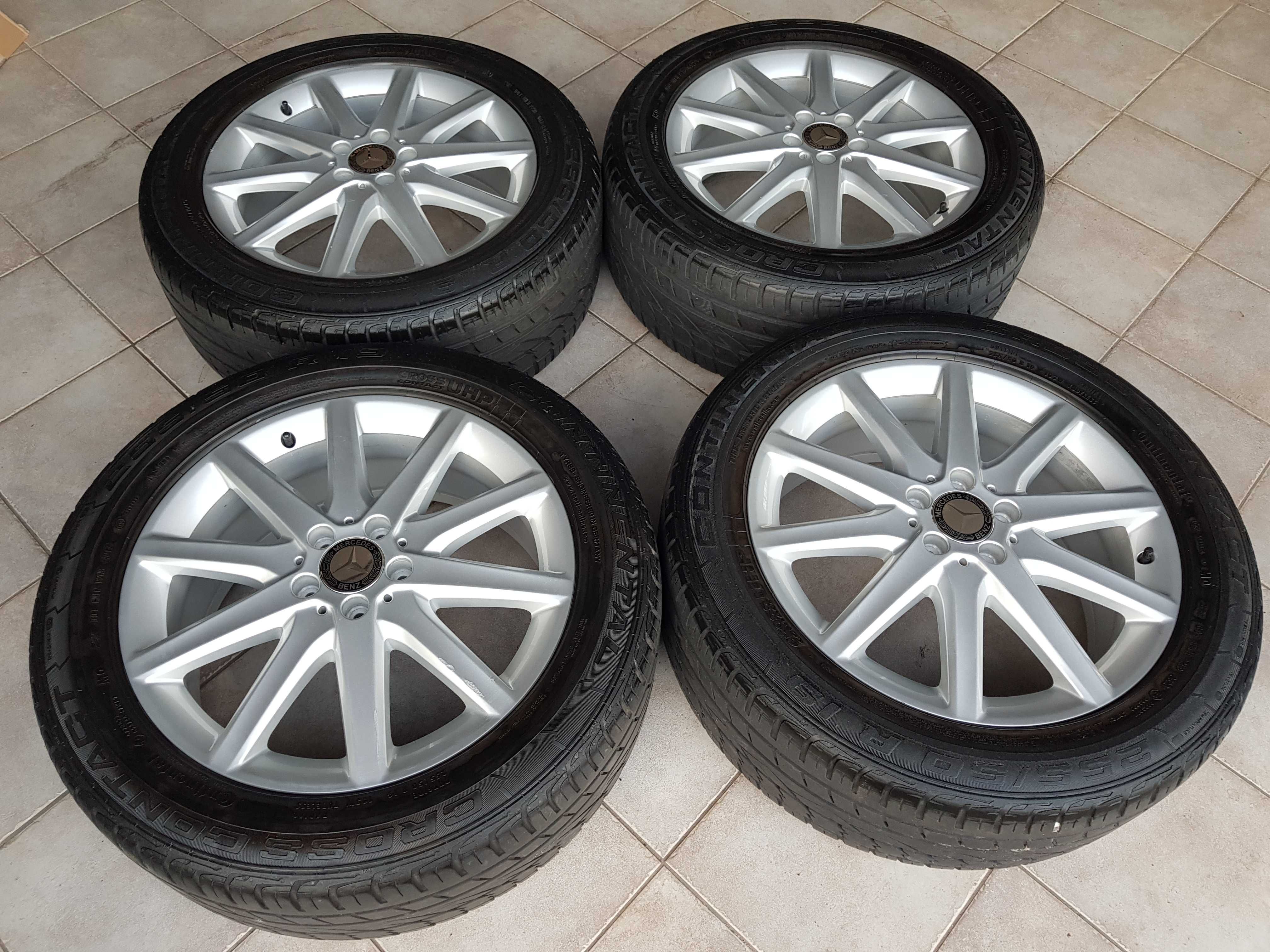 Felgi koła Mercedes ML R klasa 8x19 et67 5x112 opony 255/55/19 2017/20
