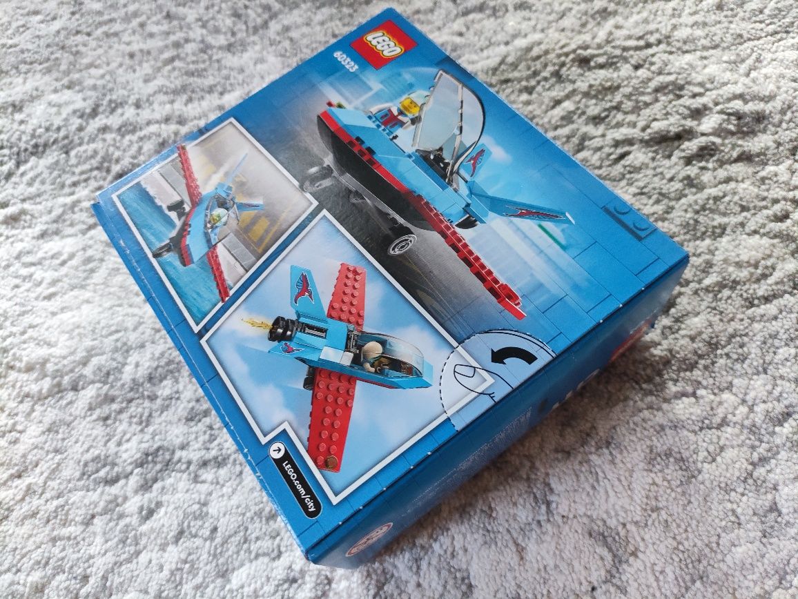 LEGO 60323 City Samolot kaskaderski NOWY