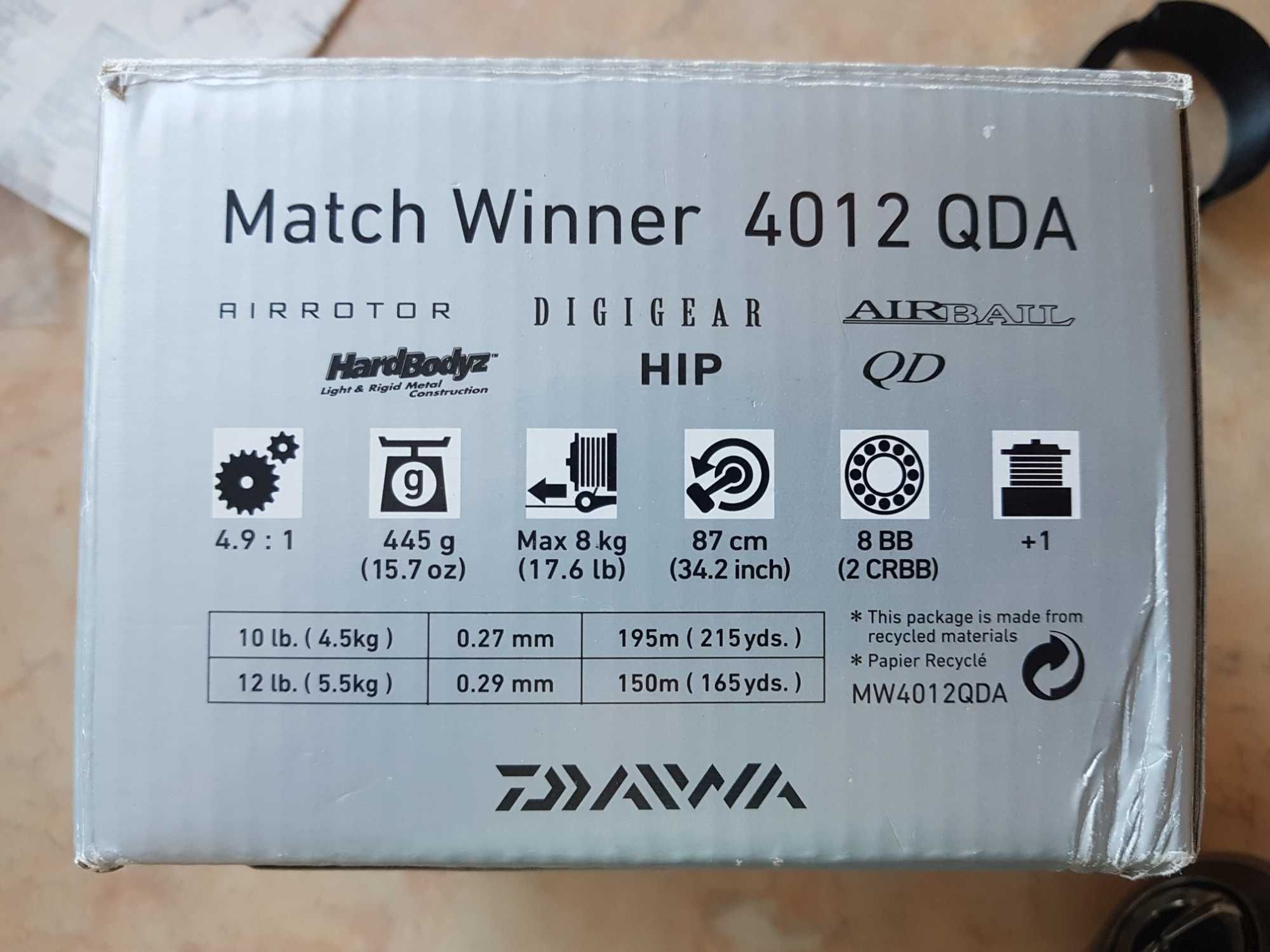 Котушка Daiwa Match Winner 4012QDA